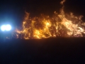 Požár stohu u Podhořan - 16. 9. 2012